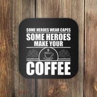 Cool Barista For Men Women Espresso Latte Art Coffee Beans Coaster thumb 0