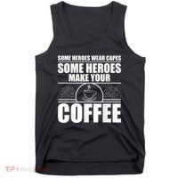 Cool Barista For Men Women Espresso Latte Art Coffee Beans Tank Top thumb 0