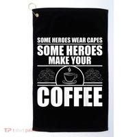 Cool Barista For Men Women Espresso Latte Art Coffee Beans Golf Towel thumb 0