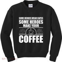 Cool Barista For Men Women Espresso Latte Art Coffee Beans Kids Sweatshirt thumb 0