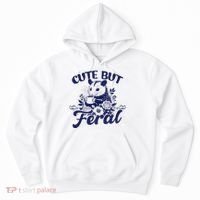 Cute But Feral Possum Outfits Funny Opossum Hoodie thumb 0