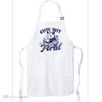 Cute But Feral Possum Outfits Funny Opossum Apron thumb 0