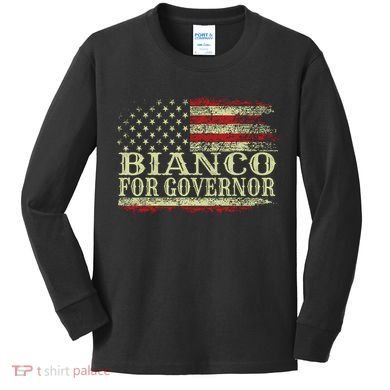 Chad Bianco For Governor Bianco For California Governor Kids Long Sleeve Shirt