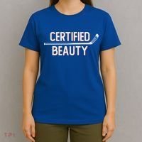 Certified Beauty Funny Ice Hockey Slang Wheel Snipe Celly Cool Gift T-Shirt thumb 4