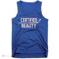 Certified Beauty Funny Ice Hockey Slang Wheel Snipe Celly Cool Gift Tank Top thumb 0
