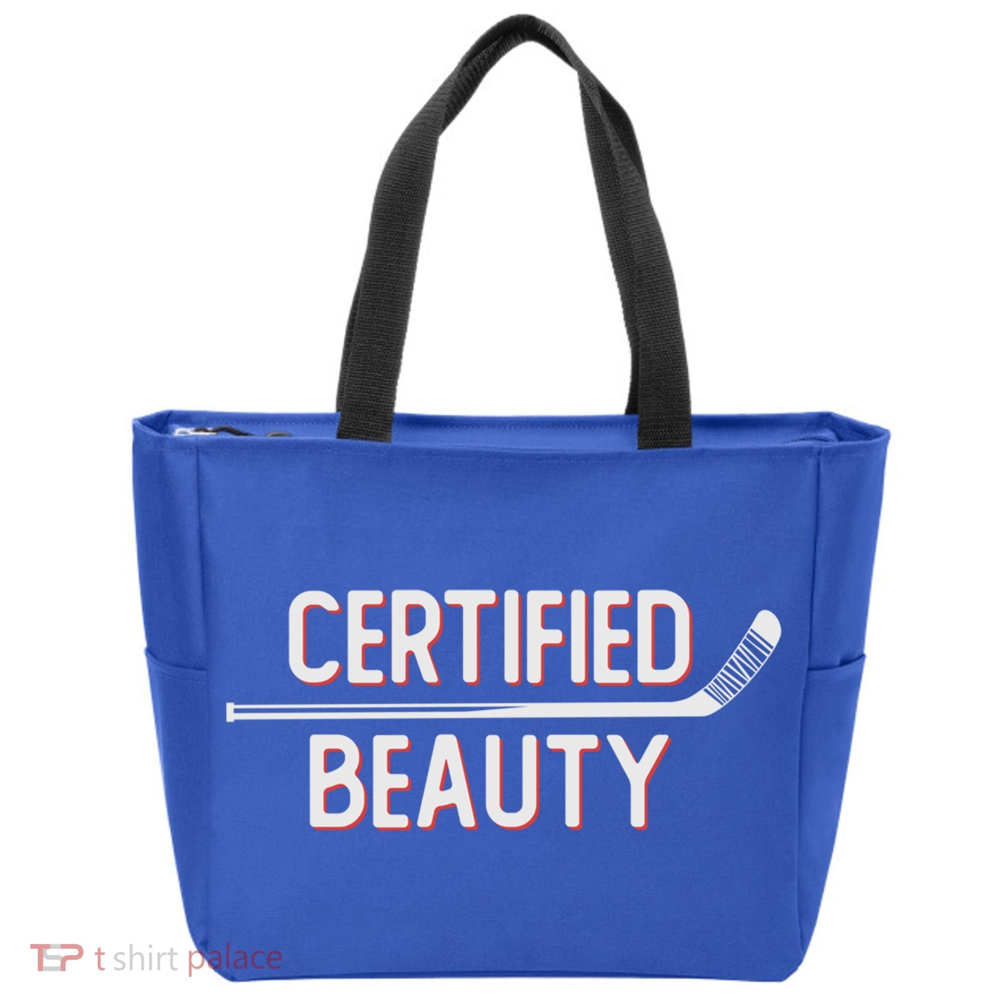 Certified Beauty Funny Ice Hockey Slang Wheel Snipe Celly Cool Gift Tote Bag