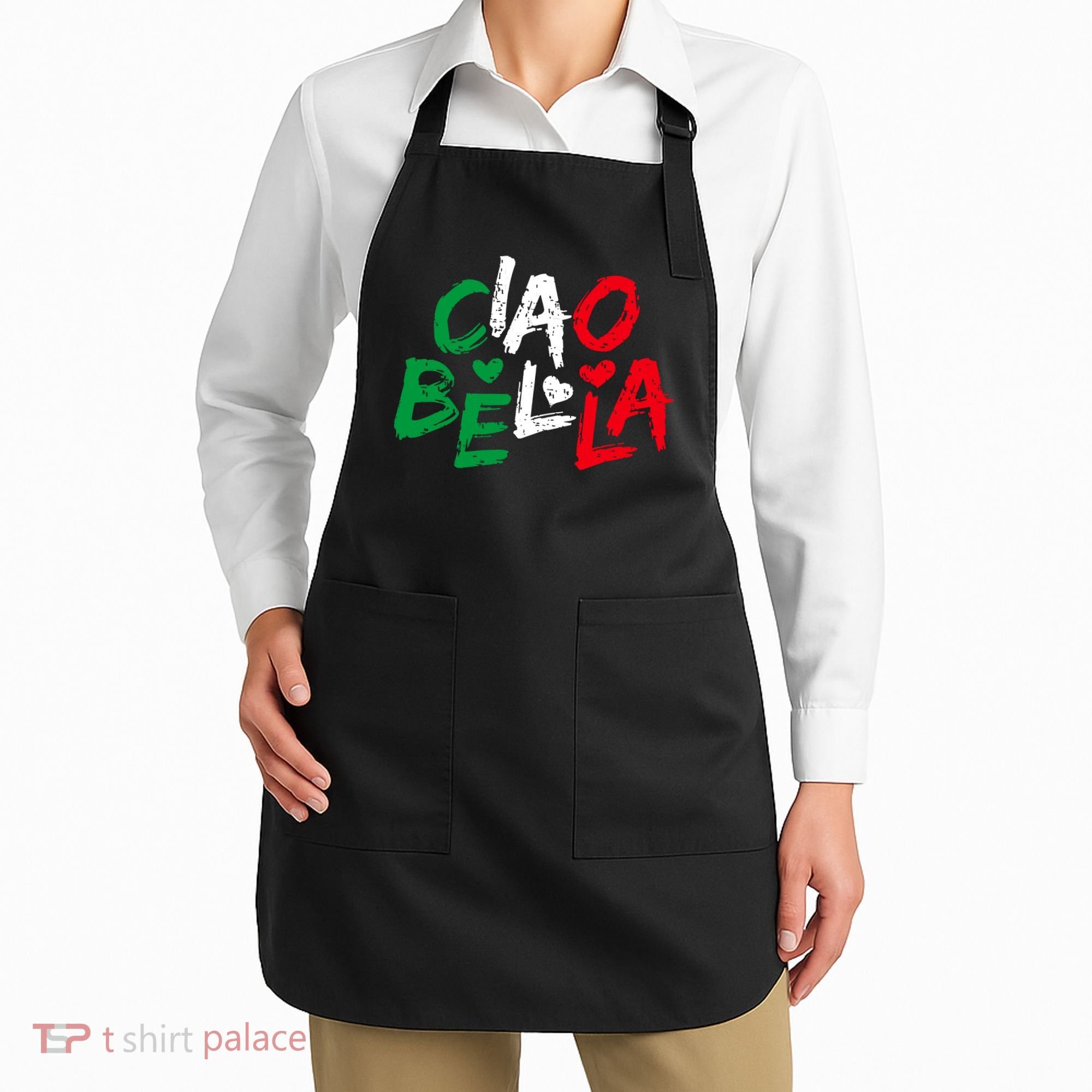 Ciao Bella For Italians Italy Flag Apron