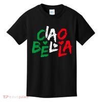 Ciao Bella For Italians Italy Flag Kids T-Shirt thumb 0