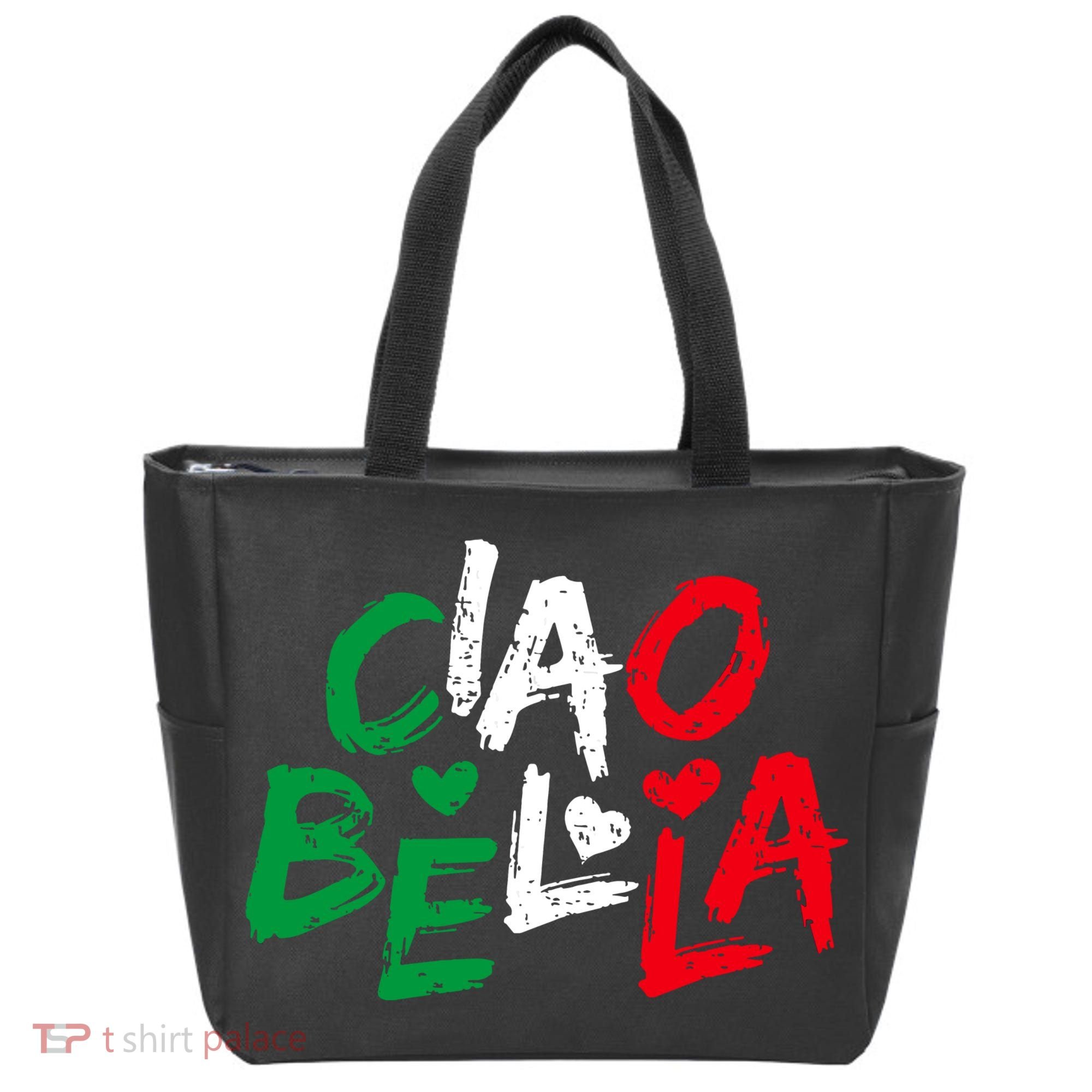 Ciao Bella For Italians Italy Flag Tote Bag