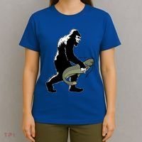 Catfish Bigfoot Fisher Fishing Fisher Catfishing Meaningful Gift T-Shirt thumb 4