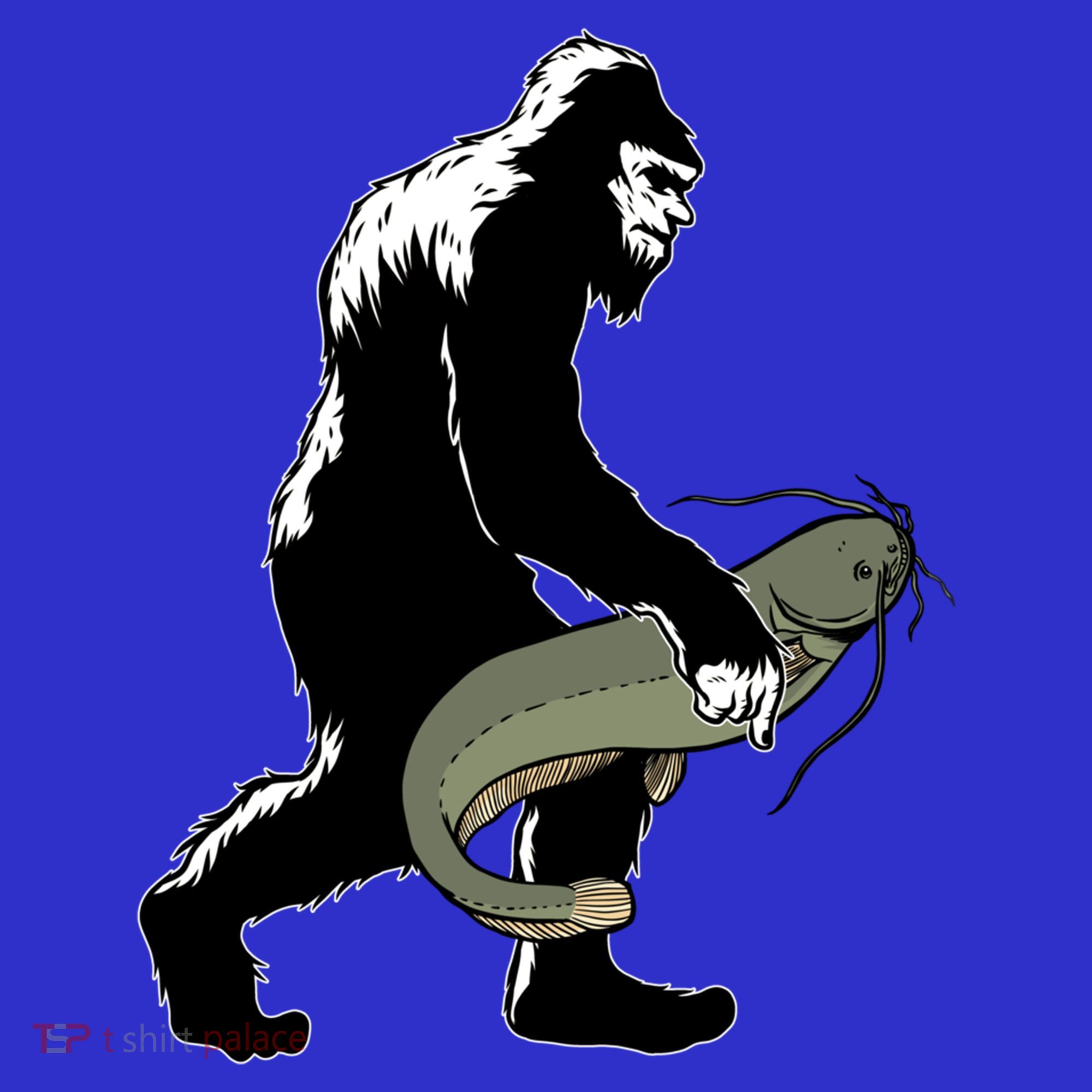 Catfish Bigfoot Fisher Fishing Fisher Catfishing Meaningful Gift T-Shirt