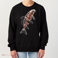 Cherry Blossom Fish Tranquil Waters Fusion Women's Sweatshirt thumb 0