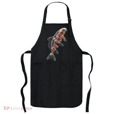 Cherry Blossom Fish Tranquil Waters Fusion Apron