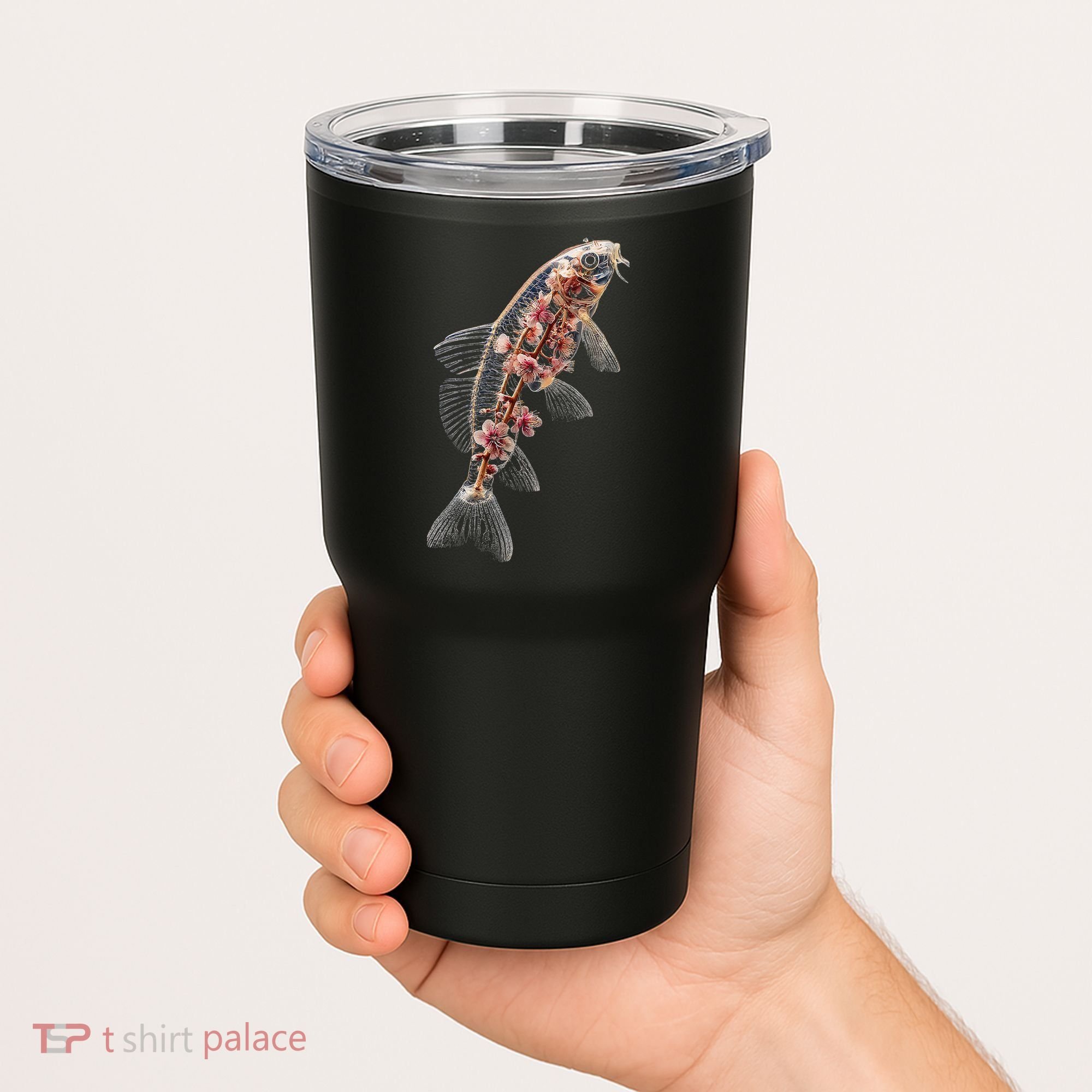 Cherry Blossom Fish Tranquil Waters Fusion Tumbler