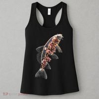 Cherry Blossom Fish Tranquil Waters Fusion Women's Tank Top thumb 3