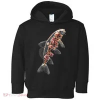 Cherry Blossom Fish Tranquil Waters Fusion Toddler Hoodie thumb 0