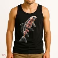 Cherry Blossom Fish Tranquil Waters Fusion Tank Top thumb 3