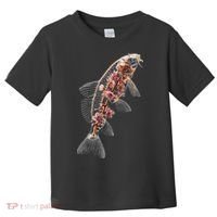 Cherry Blossom Fish Tranquil Waters Fusion Toddler T-Shirt thumb 0