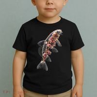 Cherry Blossom Fish Tranquil Waters Fusion Toddler T-Shirt thumb 2