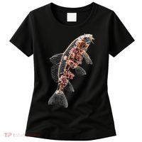 Cherry Blossom Fish Tranquil Waters Fusion Women's T-Shirt thumb 0