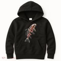 Cherry Blossom Fish Tranquil Waters Fusion Kids Hoodie thumb 0