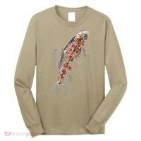 Cherry Blossom Fish Tranquil Waters Fusion Long Sleeve Shirt thumb 0