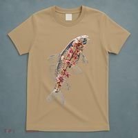 Cherry Blossom Fish Tranquil Waters Fusion T-Shirt thumb 5