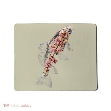 Cherry Blossom Fish Tranquil Waters Fusion Mousepad