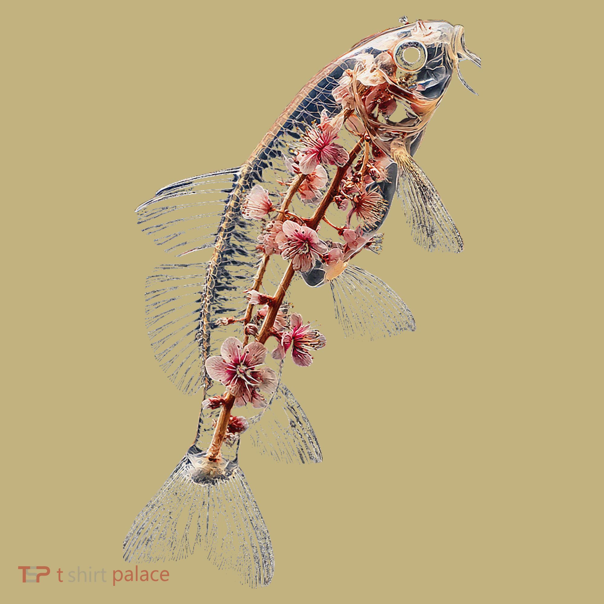 Cherry Blossom Fish Tranquil Waters Fusion Mousepad