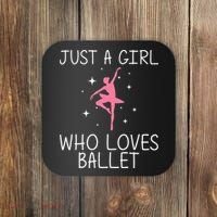 Cool Ballet For Girl Ballerina Dance Ballet Dancer Coaster thumb 0