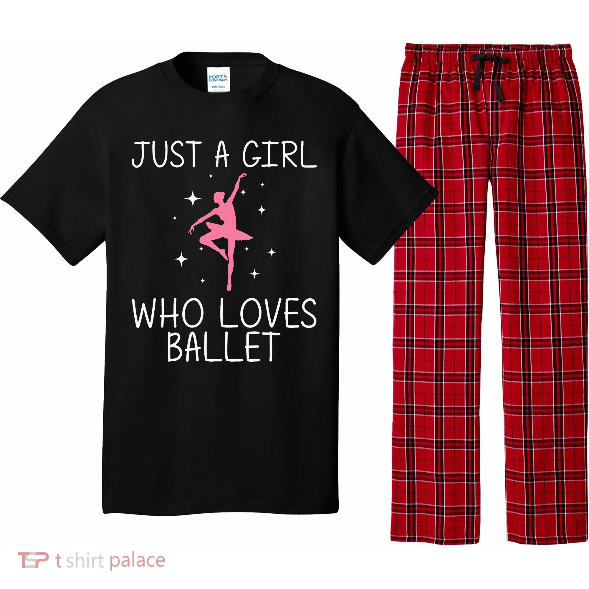 Cool Ballet For Girl Ballerina Dance Ballet Dancer Pajama Set