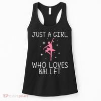 Cool Ballet For Girl Ballerina Dance Ballet Dancer Women's Tank Top thumb 0