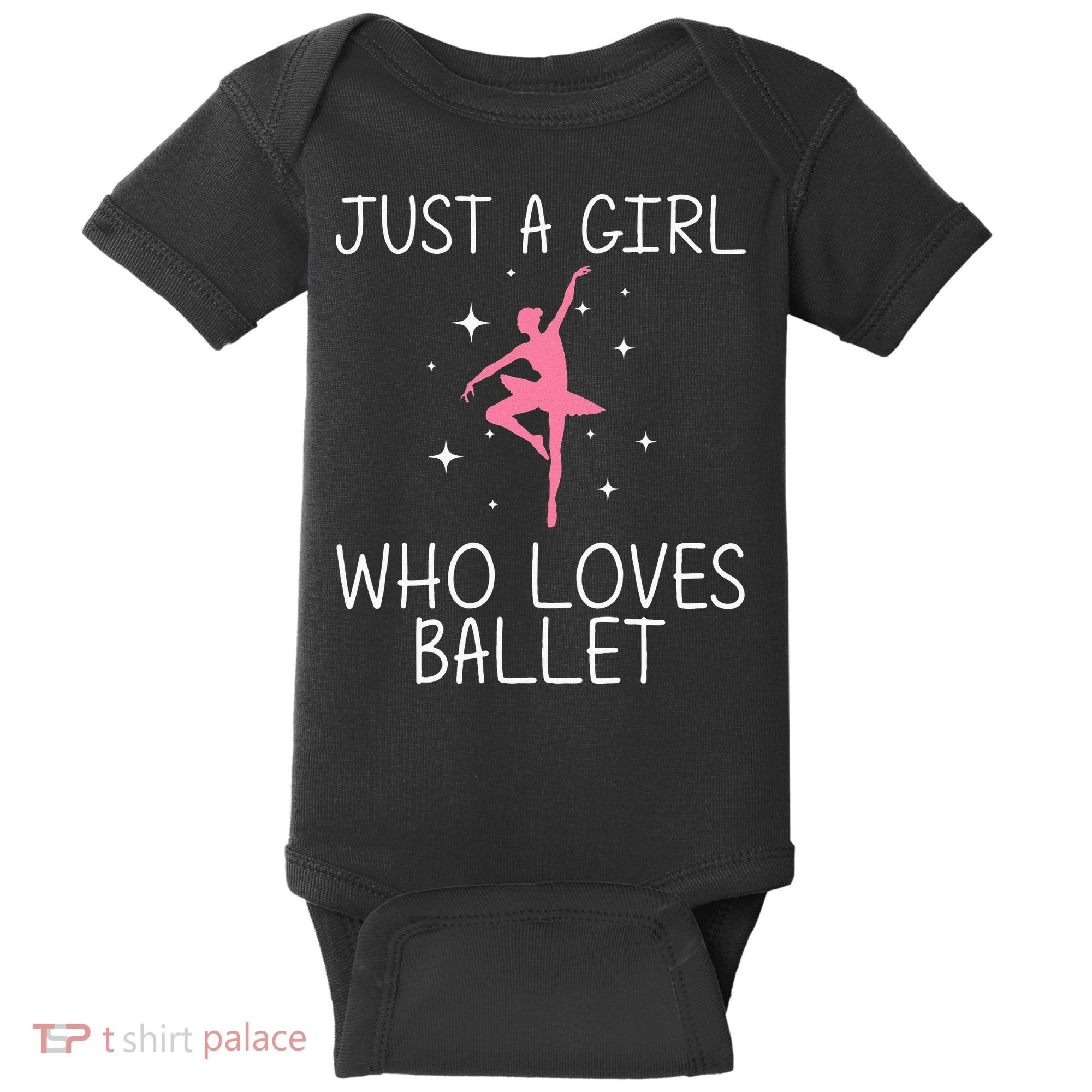 Cool Ballet For Girl Ballerina Dance Ballet Dancer Baby Bodysuit