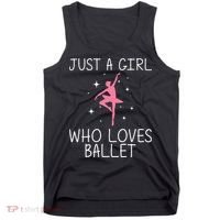 Cool Ballet For Girl Ballerina Dance Ballet Dancer Tank Top thumb 0