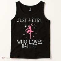 Cool Ballet For Girl Ballerina Dance Ballet Dancer Tank Top thumb 2
