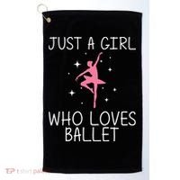 Cool Ballet For Girl Ballerina Dance Ballet Dancer Golf Towel thumb 0
