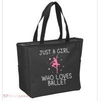 Cool Ballet For Girl Ballerina Dance Ballet Dancer Tote Bag thumb 2