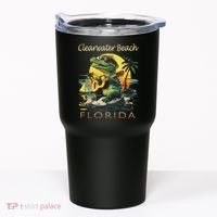 Clearwater Beach Florida Vacation Cute Alligator Souvenir Tumbler thumb 0