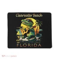 Clearwater Beach Florida Vacation Cute Alligator Souvenir Mousepad thumb 0