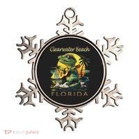 Clearwater Beach Florida Vacation Cute Alligator Souvenir Ornament thumb 0