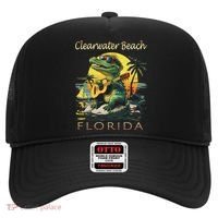 Clearwater Beach Florida Vacation Cute Alligator Souvenir Hat thumb 0