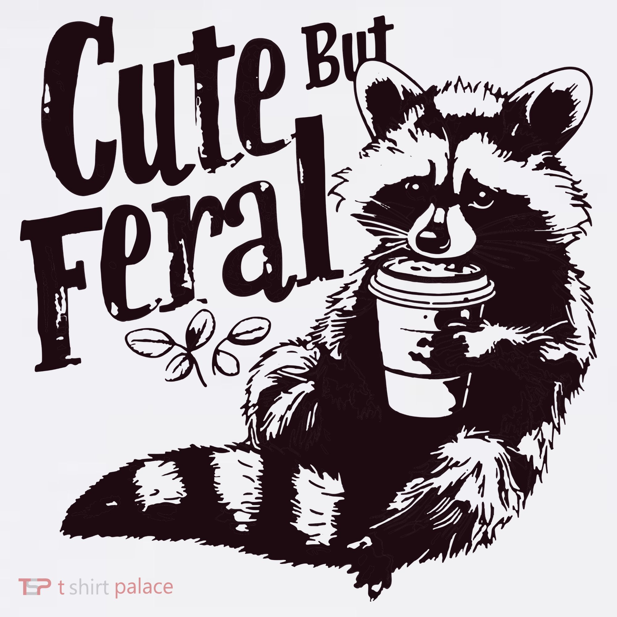 Cute But Feral Meme Funny Raccoon Baby Bodysuit