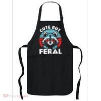 Cute But Feral Racoon With Sunglasses Apron thumb 0