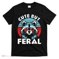Cute But Feral Racoon With Sunglasses T-Shirt thumb 0