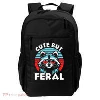 Cute But Feral Racoon With Sunglasses Backpack thumb 0
