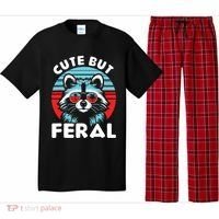Cute But Feral Racoon With Sunglasses Pajama Set thumb 0