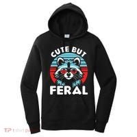 Cute But Feral Racoon With Sunglasses Women's Hoodie thumb 0