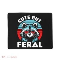 Cute But Feral Racoon With Sunglasses Mousepad thumb 0