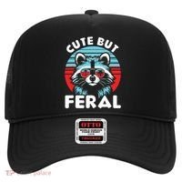 Cute But Feral Racoon With Sunglasses Hat thumb 0