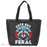 Cute But Feral Racoon With Sunglasses Tote Bag thumb 0